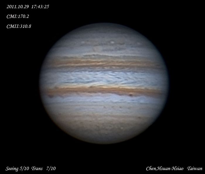 Jupiter Opposition  2011.10.29 UT   