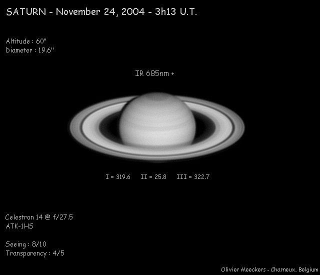 Saturn at dawn