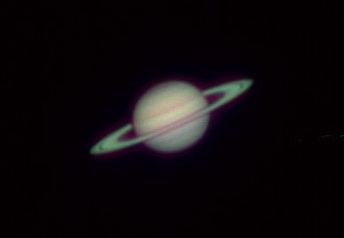 Saturn with 150 mm refractor