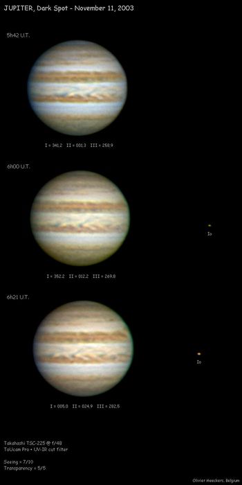 Jupiter : rotation sur 40'