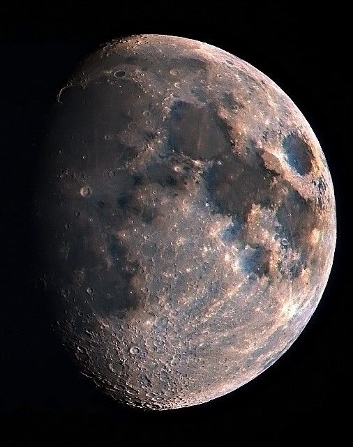 Moon in color