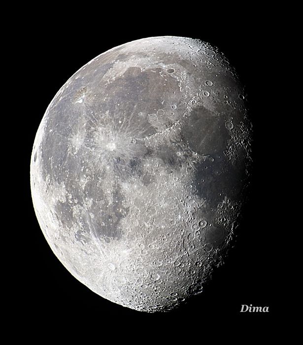 Lune DQ Eos 5d Mk1 = DIMA 254/1200 + Kenko 2x