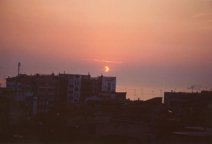 Eclissi parziale di Sole 31 da Sottomarina